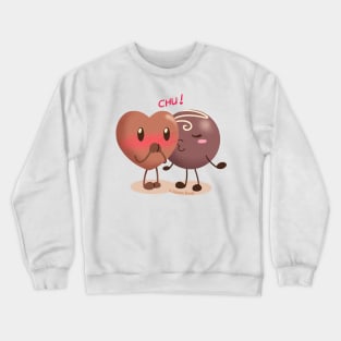Lovely chocolates - Sweet kiss Crewneck Sweatshirt